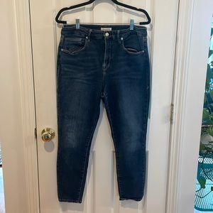 Good American Good Leg Crop Jeans Sz 15